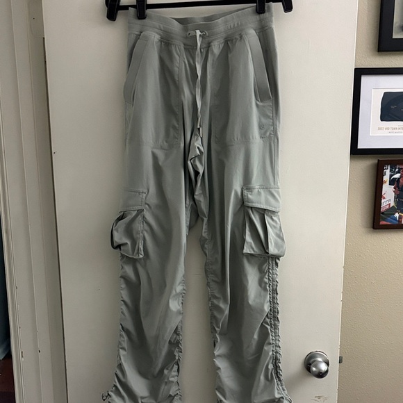 lululemon athletica Light Gray Wide Leg Pants - Picture 1 of 4